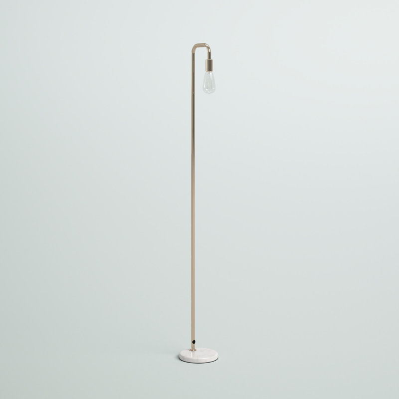 Lampe sur pied arquée 64 po Hartt, Doré