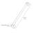 ZLINE 24 in. Autograph Edition Dishwasher Helix Handle (Set of 1) in Matte Black-121111840