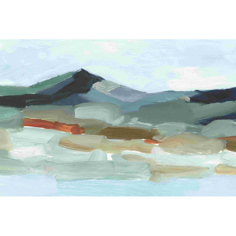 «Autumn Mountains I» par Ethan Harper - reproduction d'art sur toile tendue, L 48 po x H 32 po