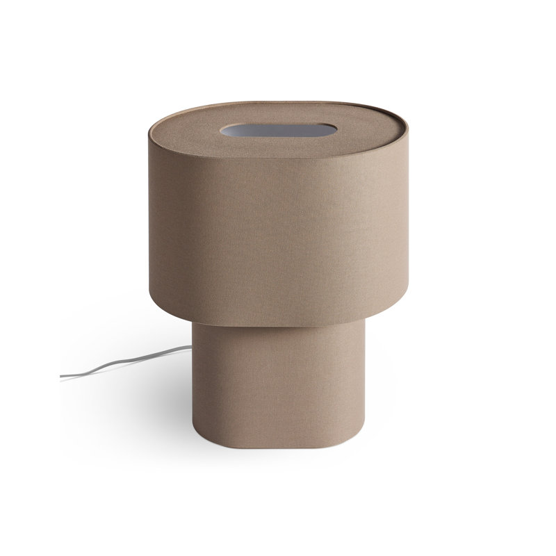 Hilla Table Lamp, 17" H x 14" W x 10" D, Dark Olive