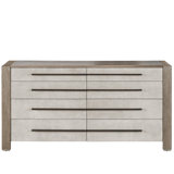 Commode double à 8 tiroirs l 68 po Vista