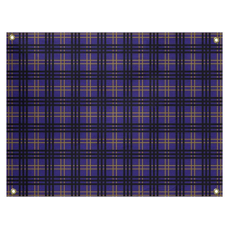 Tapisserie polyester Baltimore Luxury, H 59 po x l 80 po, Mauve / doré / noir