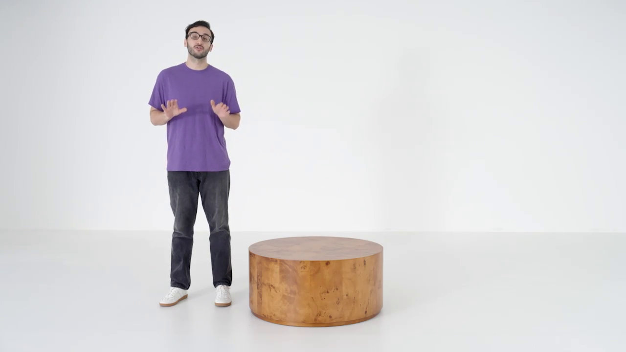 Kylie Burl Wood Coffee Table