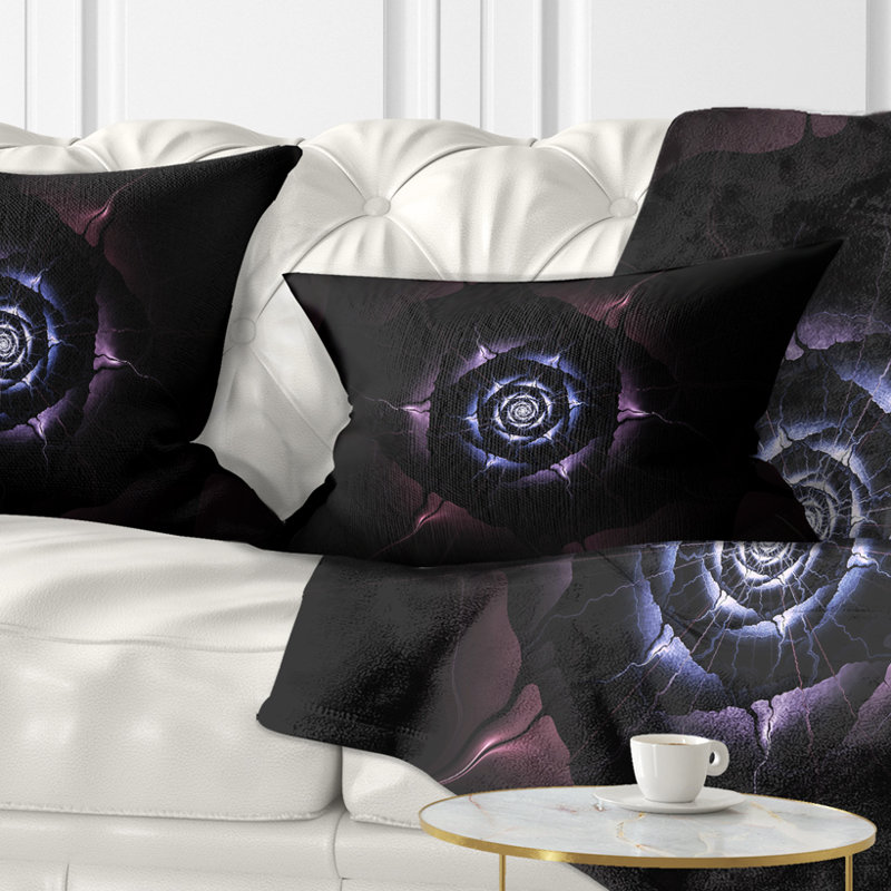 Coussin décoratif floral avec coussin de flamme