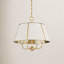 Cambridge Stainless Steel 4-Light Chandelier-1746912382