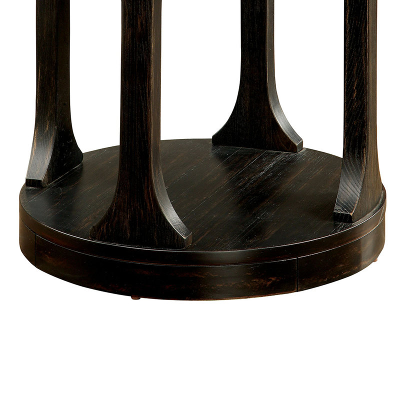 Honeoye Solid Wood Top End Table