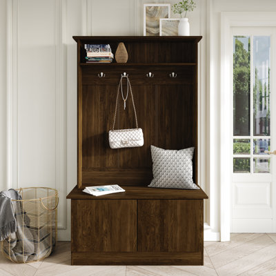 Logenita Hall Tree 39.96'' Wide with Bench