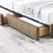 Full Size Storage Upholstered Tufted Bed Frame, Sofa Bed Frame With Comfortable Backrest And Armrests, Full Size Bed For Bedroom, Living Room,Velvet-1502938936