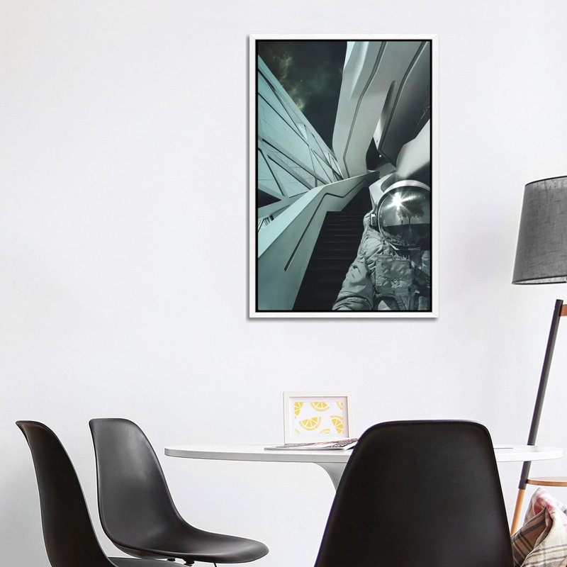 Memories by Rob Hakemo - Print on Canvas, White Framed, 101.6 cm H x 66.04 cm W