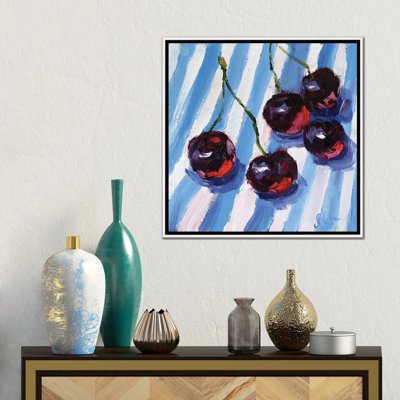 «Cherries Still Life», reproduction d'art murale encadrée