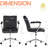 Kundra Home Office Desk Chair, Upholstered Adjustable Swivel Task Chair Gaming Chair With Wheels, For Study Living Room Vanity-1734745824-1734745827