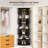 7 Tier Wooden Rotating Shoe Rack Tower 360°Spinning Shoe Rack-161182257