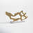 Pepita Golden Drift Abstract Sculpture