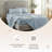 Whisper Organic Queen Fitted Sheet Only Deep Pocket - 100% Organic Cotton Sheets With Breathable 300 Thread Count Sateen Weave Gots & Fairtrade Certified - Soft Fitted Bed Sheets Only (Queen-Powder)-117437463-117437459