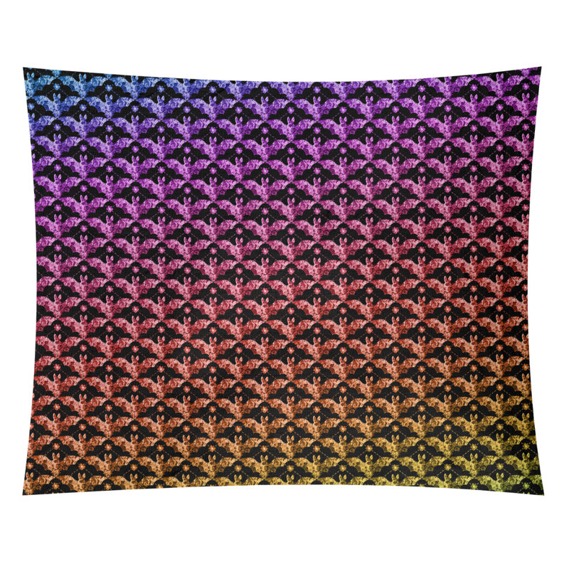 Tapisserie «Avicia Bats» par Katelyn Elizabeth, Intérieur / extérieur, H 51,5 po x l 60,5 po