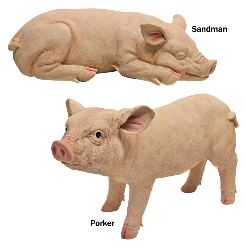 Piggy Garden Sandman Statue