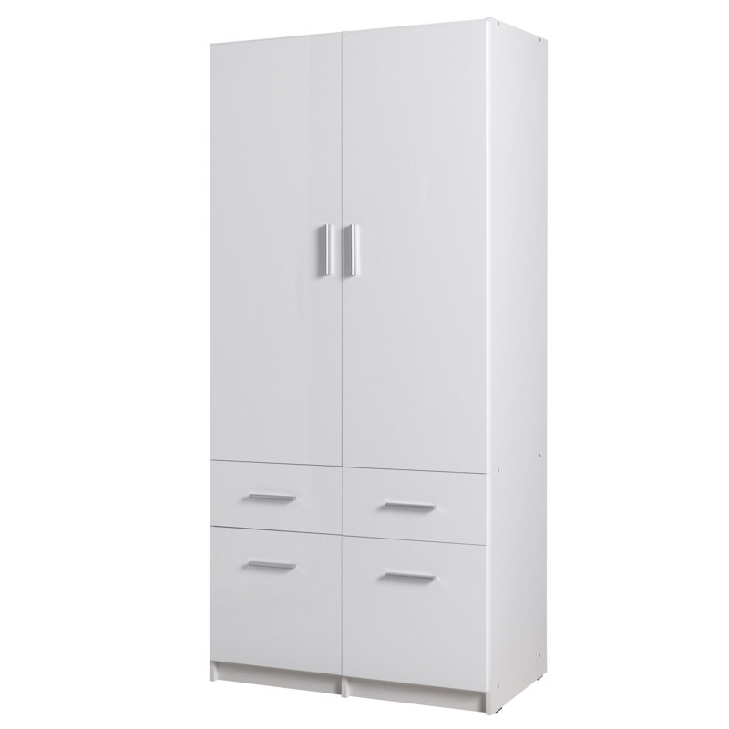 Laminate Wardrobe, White