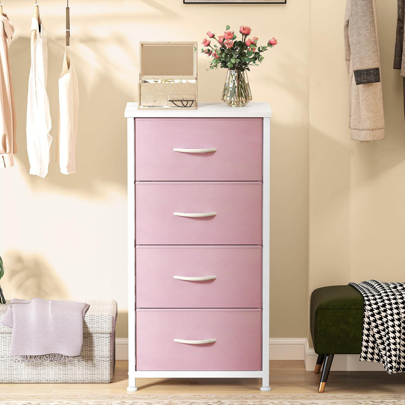Chest of Drawers, Pink