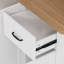 Armoire de rangement style campagne moderne avec tablettes réglables H 79 po x l 67 po