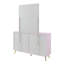 Miroir Gaines 34 po x 39 po, finition rose ultrabrillant-1554619315