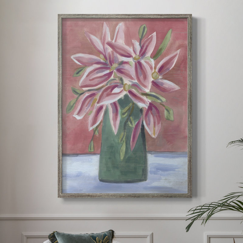 «Garden Parlor II», reproduction encadrée - bois massif, H 11 po x l 9 po