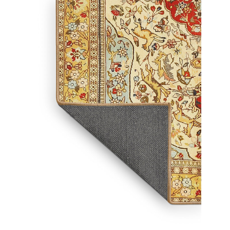 Abirad Oriental Indoor Rug, Rectangle 6' x 9'