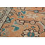 Tapis traditionnel orange en laine 6 x 9