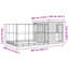 216cm Steel Floor Bird Cage