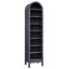Armoire de rangement pour chaussures de 70 po de hauteur, organisateur de chaussures en bois à 8 niveaux avec tablettes réglables, étagère à chaussures autoportante pour vestibule, couloir et salon