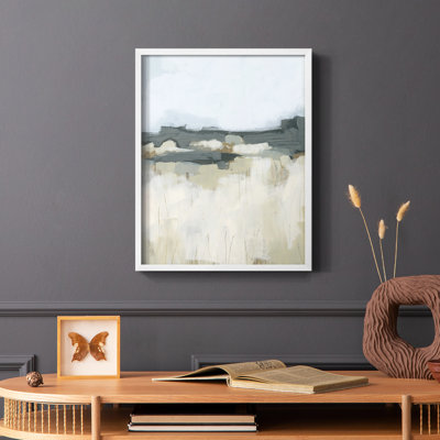 Brushstroke Badlands I, reproduction encadrée - bois massif