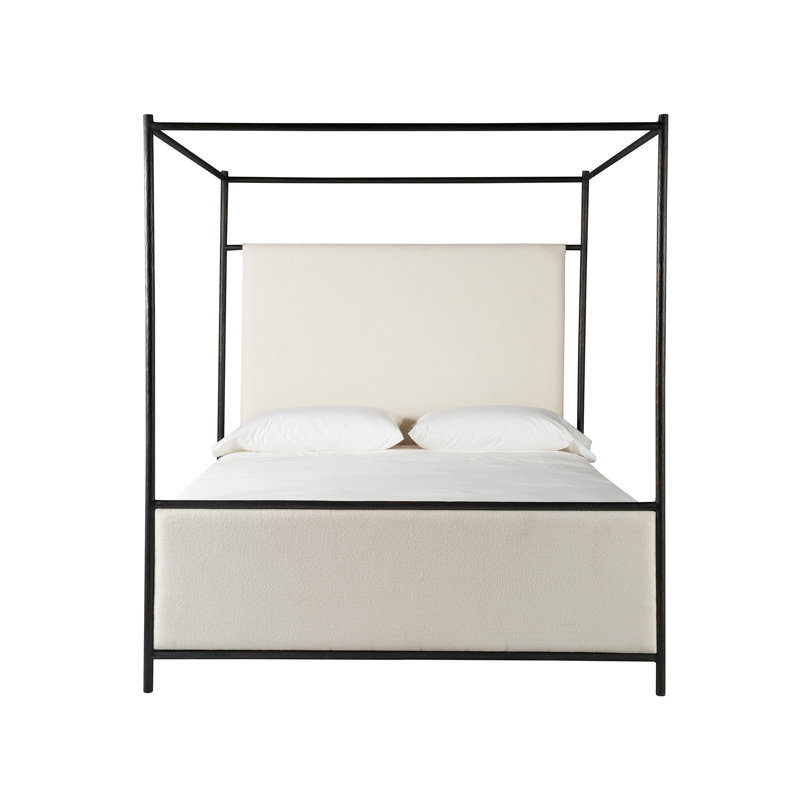 Cascade Upholstered Canopy Bed