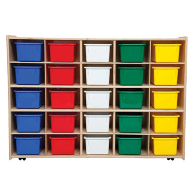 Contender 25 Compartment Cubby with Trays