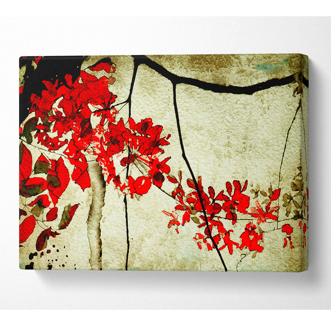 Red Leaf Skies - Kunstdrucke auf Leinwand - Wrapped Canvas