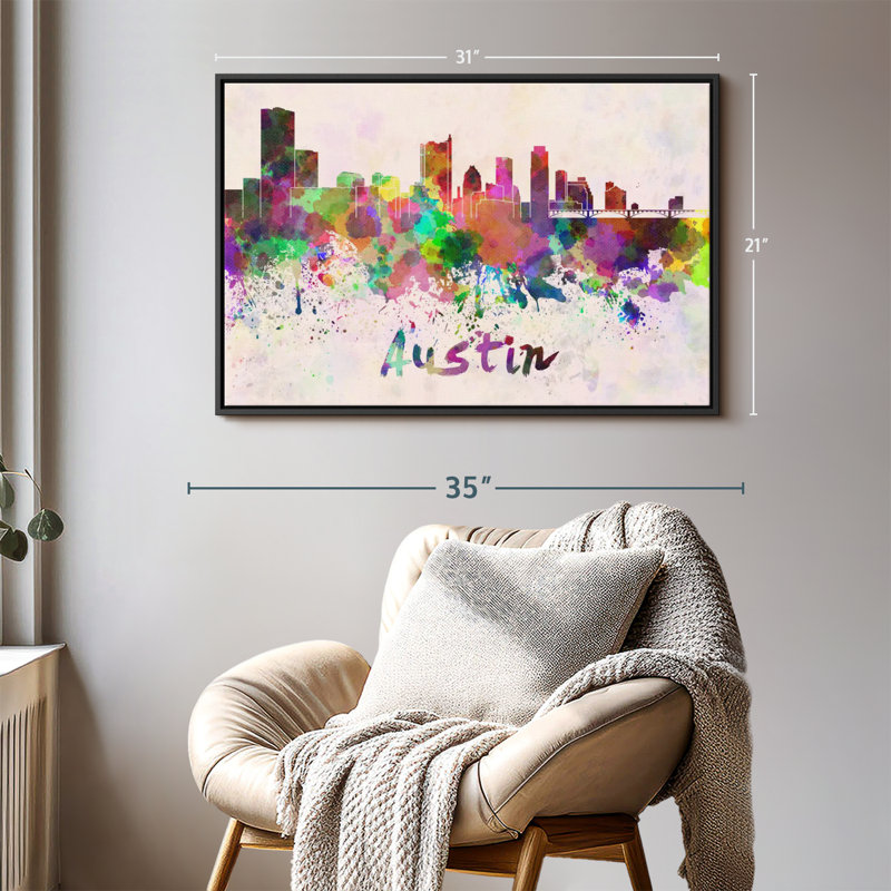 Austin Austin, impression sur toile, H 21 po x l 31 po