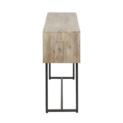 Alika 120cm Solid Wood Top Console Table