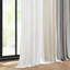 2 pièces 40 x 90 po, rideau en polyester de 300 g / m² avec 7 plis de plis par pièce