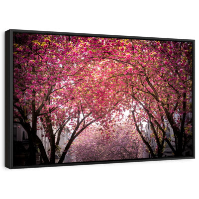 " Cherry Blossom Scenery Wall Art "
