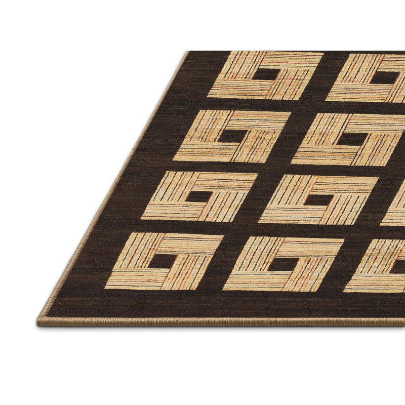 Tapis abstrait moderne 1618, Rectangle 7 pi x 10 pi