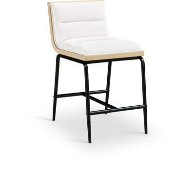 Viceroy Fabric Upholstered Counter Stool by Corrigan Studio