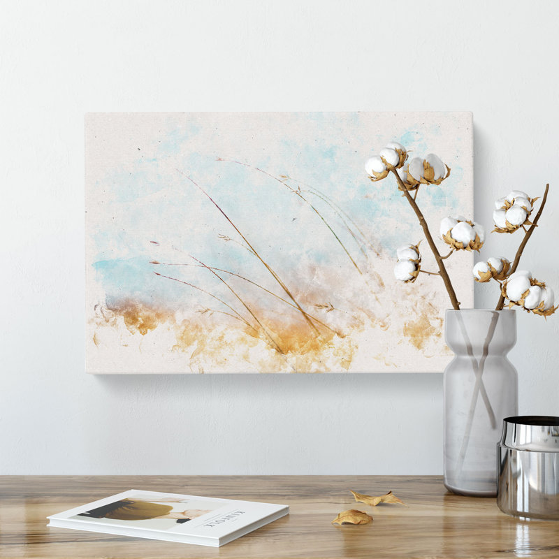 Blades of Grass - Wrapped Canvas Graphic Art Print, 50cm H x 76cm W x 3cm D