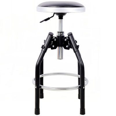 Heavy Duty Adjustable Hydraulic Shop Stool,Adjustable Mechanic Stool,Foot Rest Stool,360° Swivel