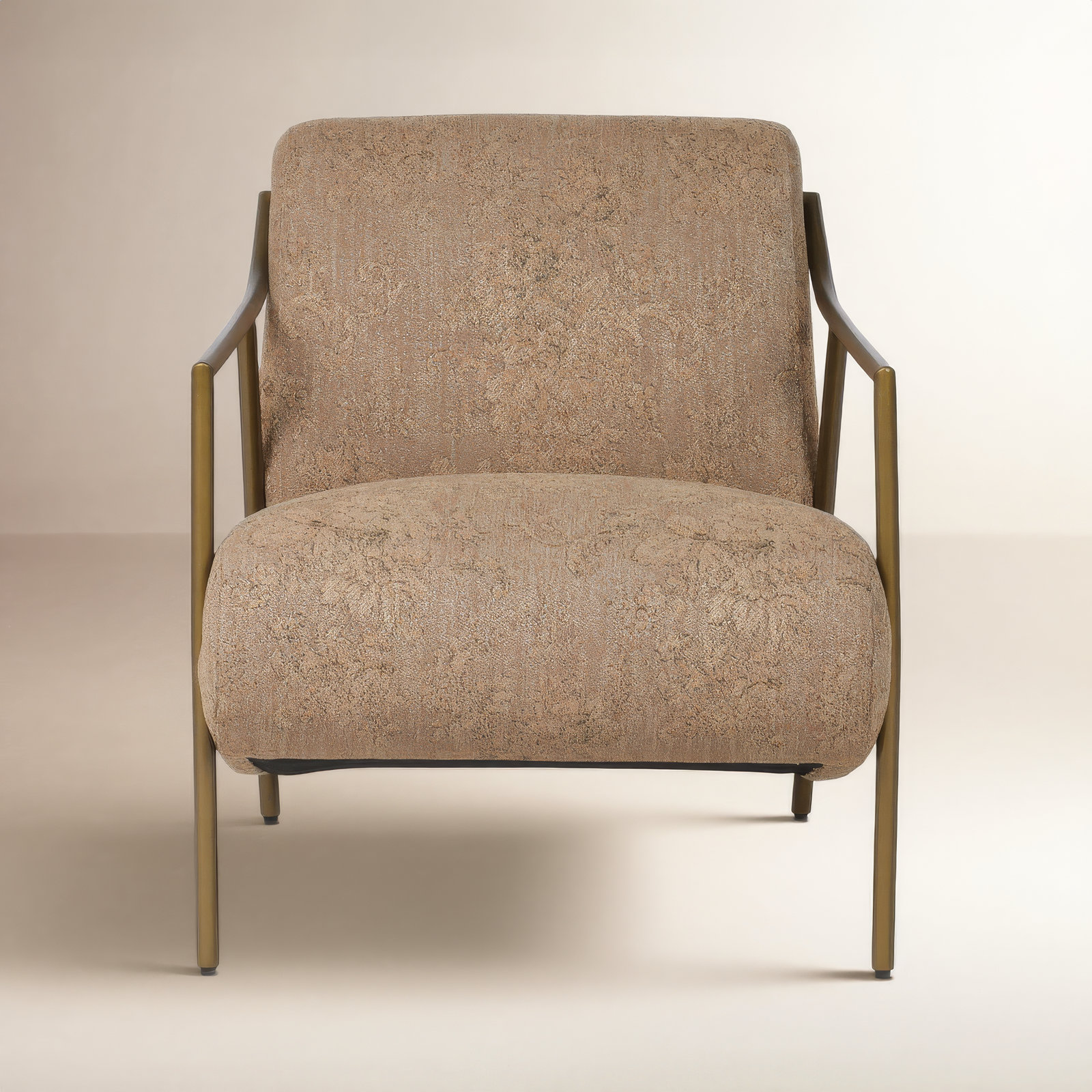 Upholstered Accent Chair, Fallingbrook Cafe Tapestry Print