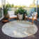 Machine Washable Indoor/Outdoor Cinead ACN1682 Ivory Rug