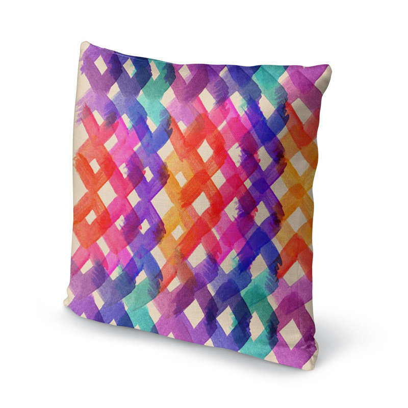 Outdoor Reversible Throw Pillow, 24" x 24"