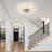 36.22'' 7- Blade Dimmable LED Reversible Flush Mount Ceiling Fan With Remote And App-1976417150
