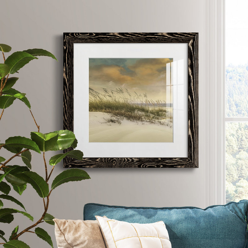 West Breeze - photographie avec cadre photo, H 31,5 po x l 31,5 po x P 1,5 po, Cadre noir