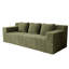 Canapé 71 po en velours côtelé 3 places, assise profonde, sans assemblage-1291912410