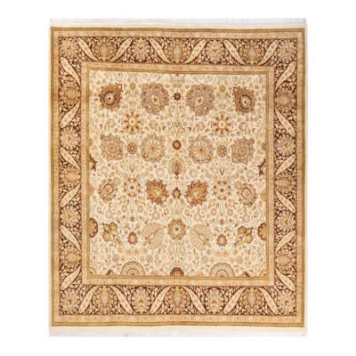 Classic One-of-a-Kind 6' 3" X 6' 7" Hand Knotted Area Rug