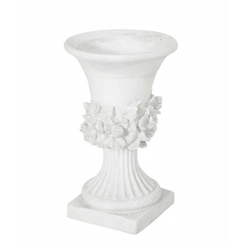 Lightweight Mgo Urn Planter, Antique White