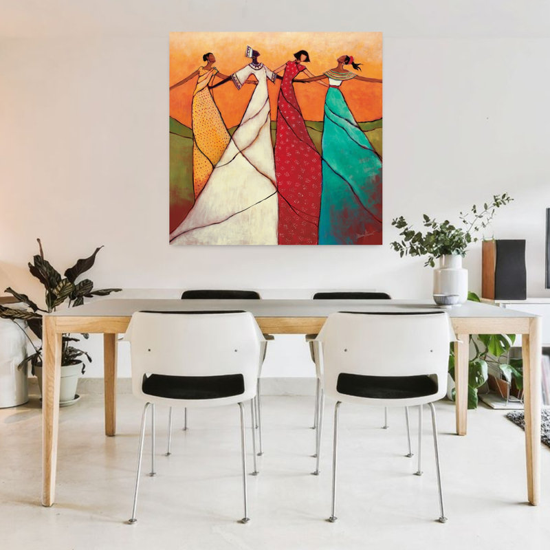 Art contemporain abstrait Unity, H 36 po x l 36 po